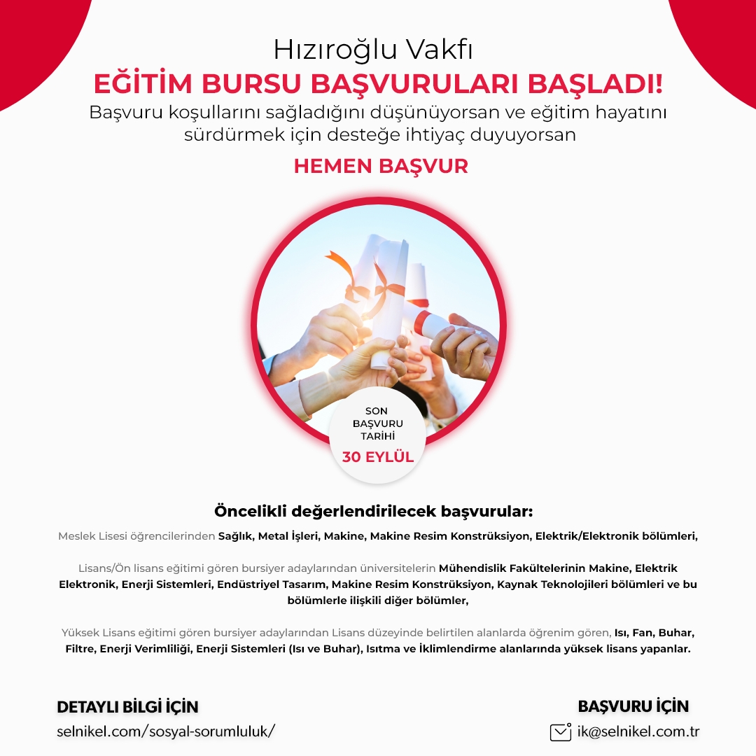 Burs İlanı Görseli
